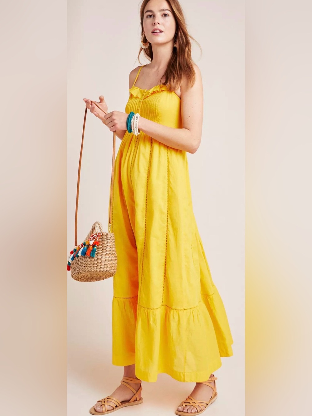 Anthropologie Maeve- Arcadia Maxi Dress- 6